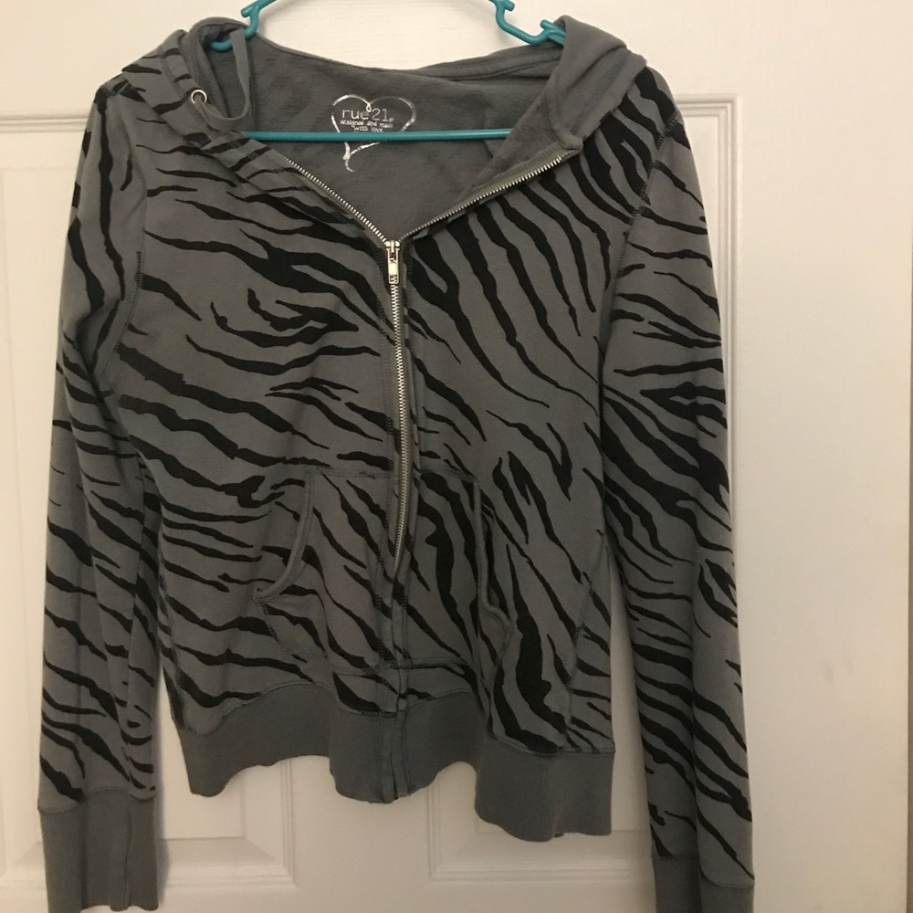 Tiger stripe hoodie